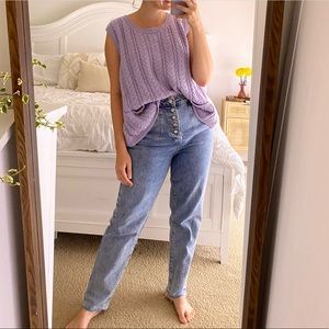 Thrifted Purple Sweater